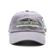 Load image into Gallery viewer, BoneshakerMTB - ‘Chainlink’ Gravel Grey Adjustable Hat
